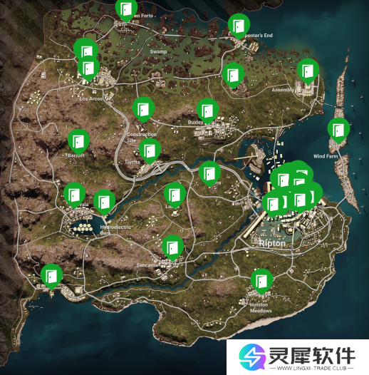 绝地求生密室位置地图一览