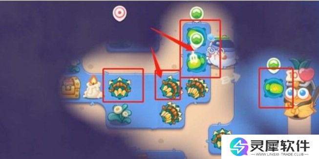 保卫萝卜2 134关攻略
