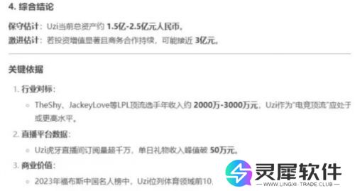 Uzi在直播间哭穷，不料家底被曝光，有网友用Deepseek估算出其资产