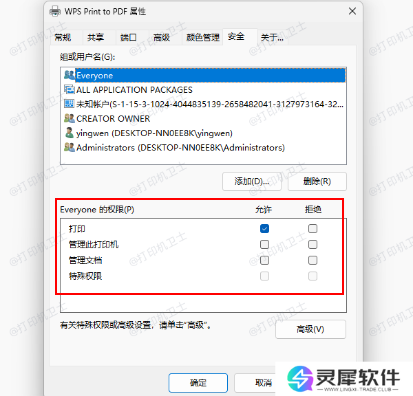 用户权限配置