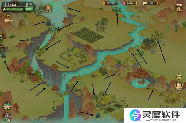 桃源记2赤丘山精卫放置点位分享